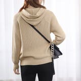 リブニットパーカーレディース韓国トップス | Miniministore | 詳細画像17 