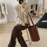 リブニットパーカーレディース韓国トップス | Miniministore | 詳細画像9 