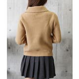 ポロカラーニットトップス ゴールドボタン | Miniministore | 詳細画像29 