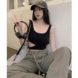 タンクトップレディース カップ付きタンク | Miniministore | 詳細画像3