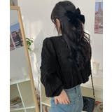 ビッグカラー ワッシャーブラウス 韓国風 | Miniministore | 詳細画像4