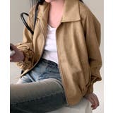 スエード調ジャケット韓国風ライトアウター | Miniministore | 詳細画像13 