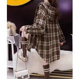 フード付き チェックシャツオーバーサイズ | Miniministore | 詳細画像4