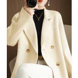 ウールタッチダブルブレストショートコート | Miniministore | 詳細画像6 