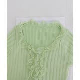 レースフリルニットトップスショート丈夏服 | Miniministore | 詳細画像27