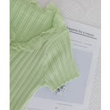 レースフリルニットトップスショート丈夏服 | Miniministore | 詳細画像28