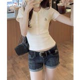 ヘンリーネックTシャツワンポイントロゴt | Miniministore | 詳細画像16 