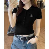 ヘンリーネックTシャツワンポイントロゴt | Miniministore | 詳細画像2 