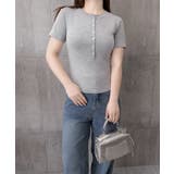 ヘンリーネックTシャツワンポイントロゴt | Miniministore | 詳細画像20 