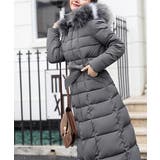 キルティングフェイクダウンコートロング丈 | Miniministore | 詳細画像11