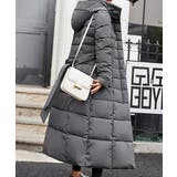 キルティングフェイクダウンコートロング丈 | Miniministore | 詳細画像14