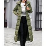 キルティングフェイクダウンコートロング丈 | Miniministore | 詳細画像17