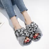 ファーサンダル レディース レオパード柄 | Miniministore | 詳細画像5