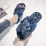 ファーサンダル レディース レオパード柄 | Miniministore | 詳細画像9