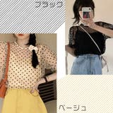 ドット柄 シアーブラウス レディース | Miniministore | 詳細画像2 