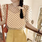ドット柄 シアーブラウス レディース | Miniministore | 詳細画像3 
