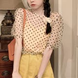 ドット柄 シアーブラウス レディース | Miniministore | 詳細画像6 