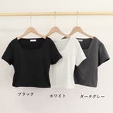 ショート丈Tシャツ レディース 半袖韓国 | Miniministore | 詳細画像2