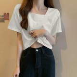 ショート丈Tシャツ レディース 半袖韓国 | Miniministore | 詳細画像6