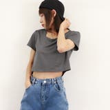 ショート丈Tシャツ レディース 半袖韓国 | Miniministore | 詳細画像9