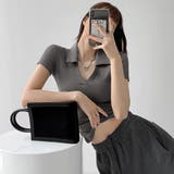 ポロシャツ レディースクロップドTシャツ | Miniministore | 詳細画像16 