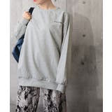 韓国風ロゴカットソーゆる ロングTシャツ | Miniministore | 詳細画像16 