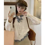 フリルカラーニットリボンカーディガン甘め | Miniministore | 詳細画像7 