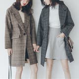 チェスターコート グレンチェック コート | Miniministore | 詳細画像10