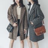 チェスターコート グレンチェック コート | Miniministore | 詳細画像11