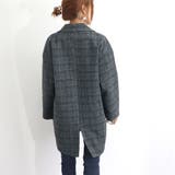 チェスターコート グレンチェック コート | Miniministore | 詳細画像14