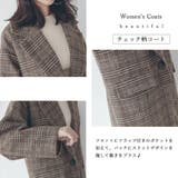 チェスターコート グレンチェック コート | Miniministore | 詳細画像4