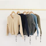 ｖネック ニットセーター レディース秋冬 | Miniministore | 詳細画像2 