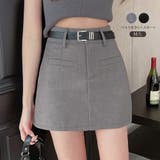 ミニスカート スーツスカート ベルト付き | Miniministore | 詳細画像1