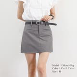 ミニスカート スーツスカート ベルト付き | Miniministore | 詳細画像17