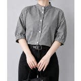 ボリュームスリーブシャツブラウス半袖春夏 | Miniministore | 詳細画像2 