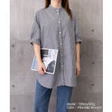 ボリュームスリーブシャツブラウス半袖春夏 | Miniministore | 詳細画像26 