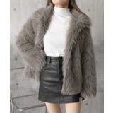 ふわふわフェイクファージャケットビッグ襟 | Miniministore | 詳細画像22 