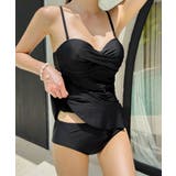 フリルワンピース水着シャーリング水着夏海 | Miniministore | 詳細画像4