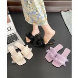 シアーフリルフラットサンダルスクエアトゥ | Miniministore | 詳細画像15