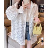 ジャガードシアーカーディガン レディース | Miniministore | 詳細画像1 