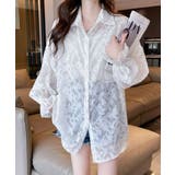 ジャガードシアーカーディガン レディース | Miniministore | 詳細画像2 