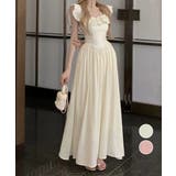 フリル付きワンピース ノースリーブワンピ | Miniministore | 詳細画像1