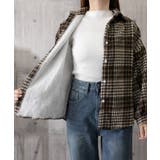 裏起毛チェックシャツジャケット ゆったり | Miniministore | 詳細画像15 