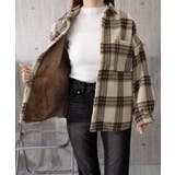 裏起毛チェックシャツジャケット ゆったり | Miniministore | 詳細画像21 