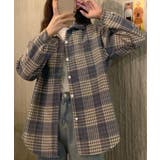 裏起毛チェックシャツジャケット ゆったり | Miniministore | 詳細画像7 