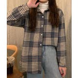 裏起毛チェックシャツジャケット ゆったり | Miniministore | 詳細画像8 