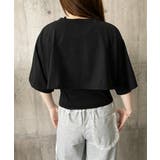 レイヤードタンク付きTシャツカットアウト | Miniministore | 詳細画像17