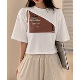 レイヤードタンク付きTシャツカットアウト | Miniministore | 詳細画像7