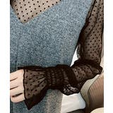 シースルーブラウス ドット柄シアーシャツ | Miniministore | 詳細画像13 
