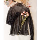 シースルーブラウス ドット柄シアーシャツ | Miniministore | 詳細画像26 